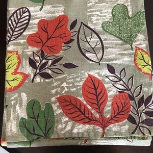 Vintage barkcloth curtains